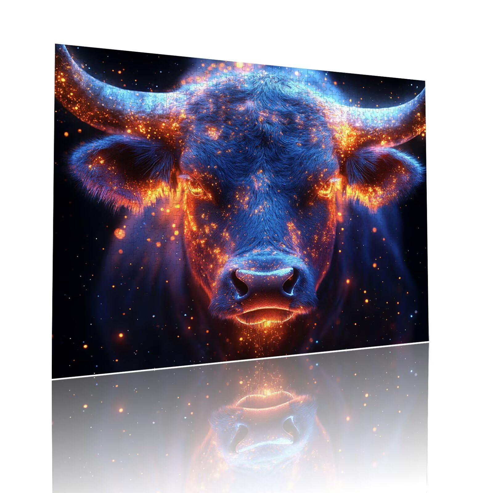 Puzzle Erwachsene 3000 Teile Ochse Abstrakt Educa Jigsaw für Kinder ab 8 Jahren Mädchen Jungen, Erwachsene Impossible Klassische Puzzles Schwer, Anspruchsvoll Spielspaß, Als Geschenke 81x122cm t-758