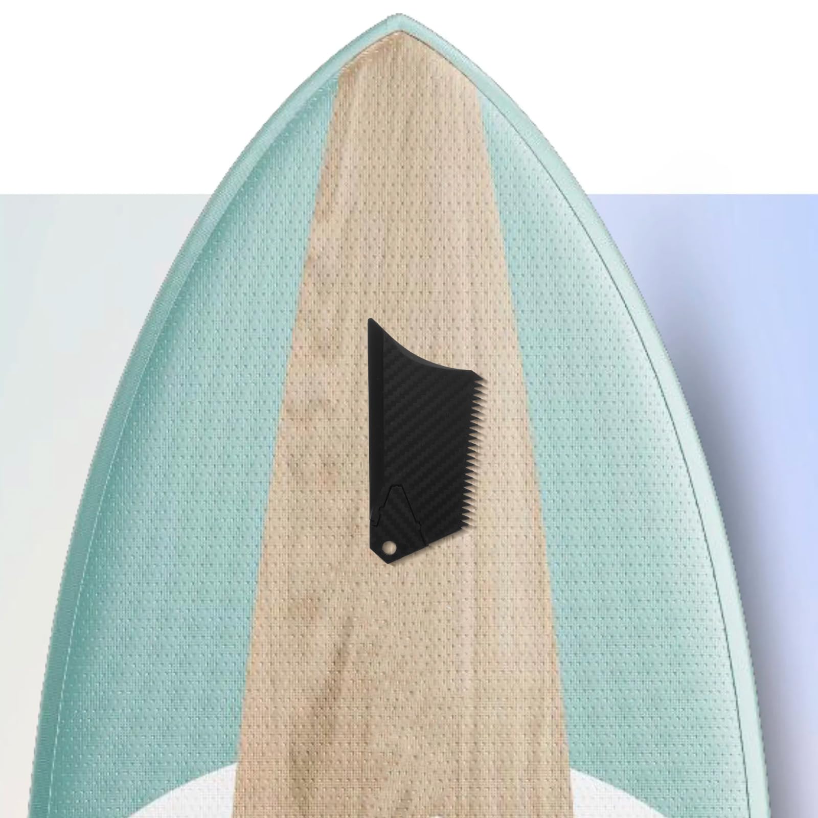 Toddmomy Tabla de Surf Cera Peine, Peine Limpiador De Cera para Tablas De Surf Raspador con Llave De Aleta Herramienta De
