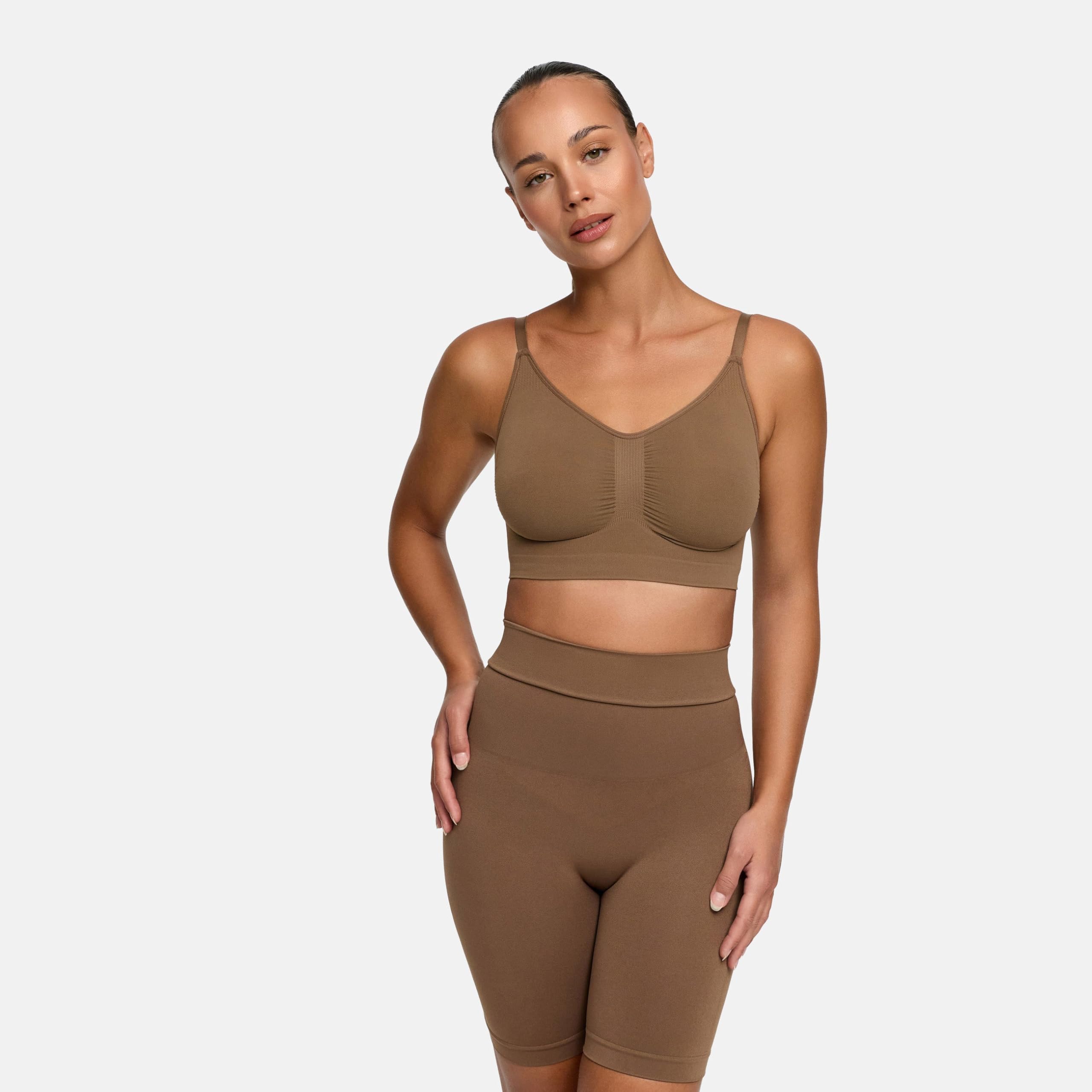 CFAB Shapewear Damen Bauchweg Unterhose – High Waisted Shaping Shorts mit Hoher Taille, Figurformende Miederhose Damen, Nahtlose Shapewear Shorts mit Anti-Chafing Schutz und Po-Lift Effekt