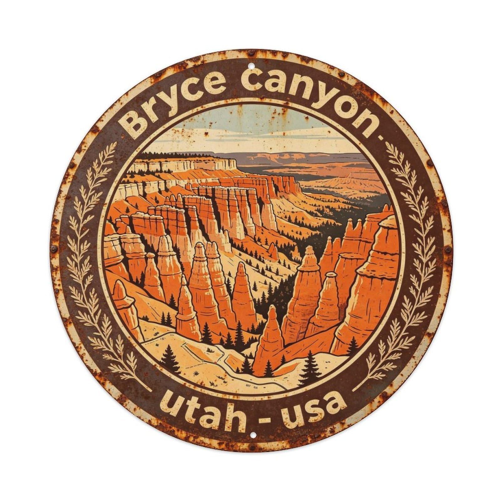 Bryce Canyon - Utah Metal Tin Sign Plaque