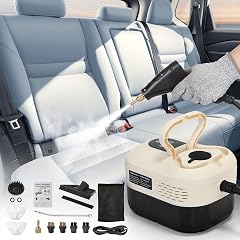 BEAMNOVA Car Steamer Steam Cleaner for Auto Detailing 1 2L 41oz Water Container Handheld Steam Machine for Cleaning