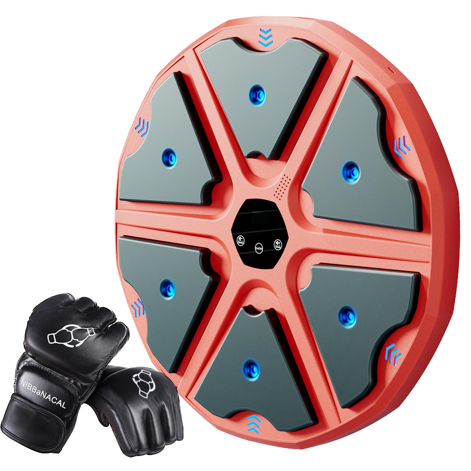 Music Boxing Machine for Adults and Kids,Smart Music Punching Machine with Gloves,Maquina de Boxeo,Home Workout Bluetooth Electronic Equipment