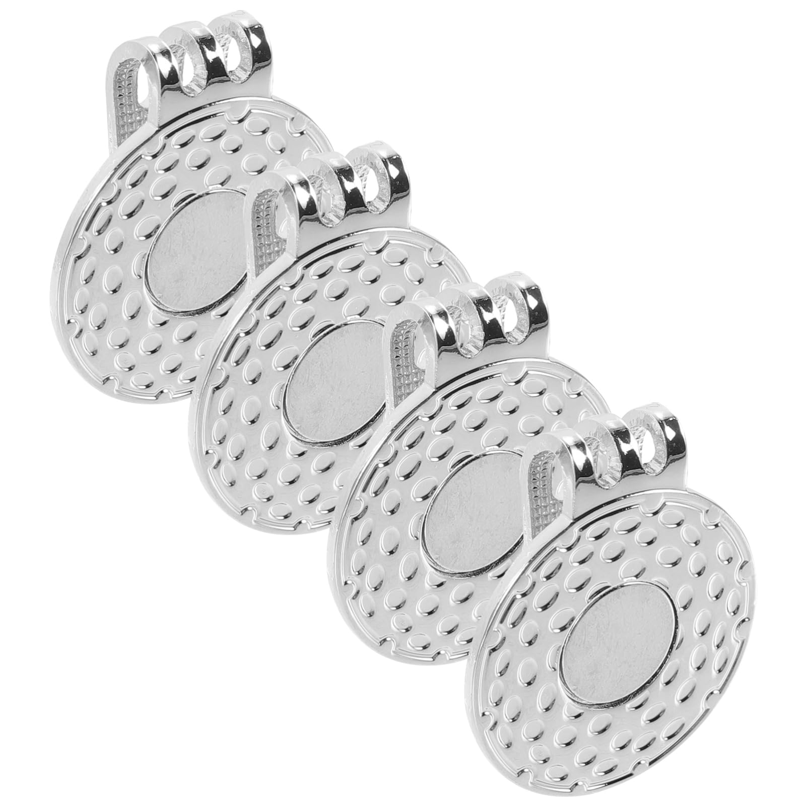 ibasenice Golf Marker Hat Clips Stilvolle Golfs Ballmarker Mit Doppeltem Loch Praktische Und Tragbare Golfzubehör Für Männer Und Frauen