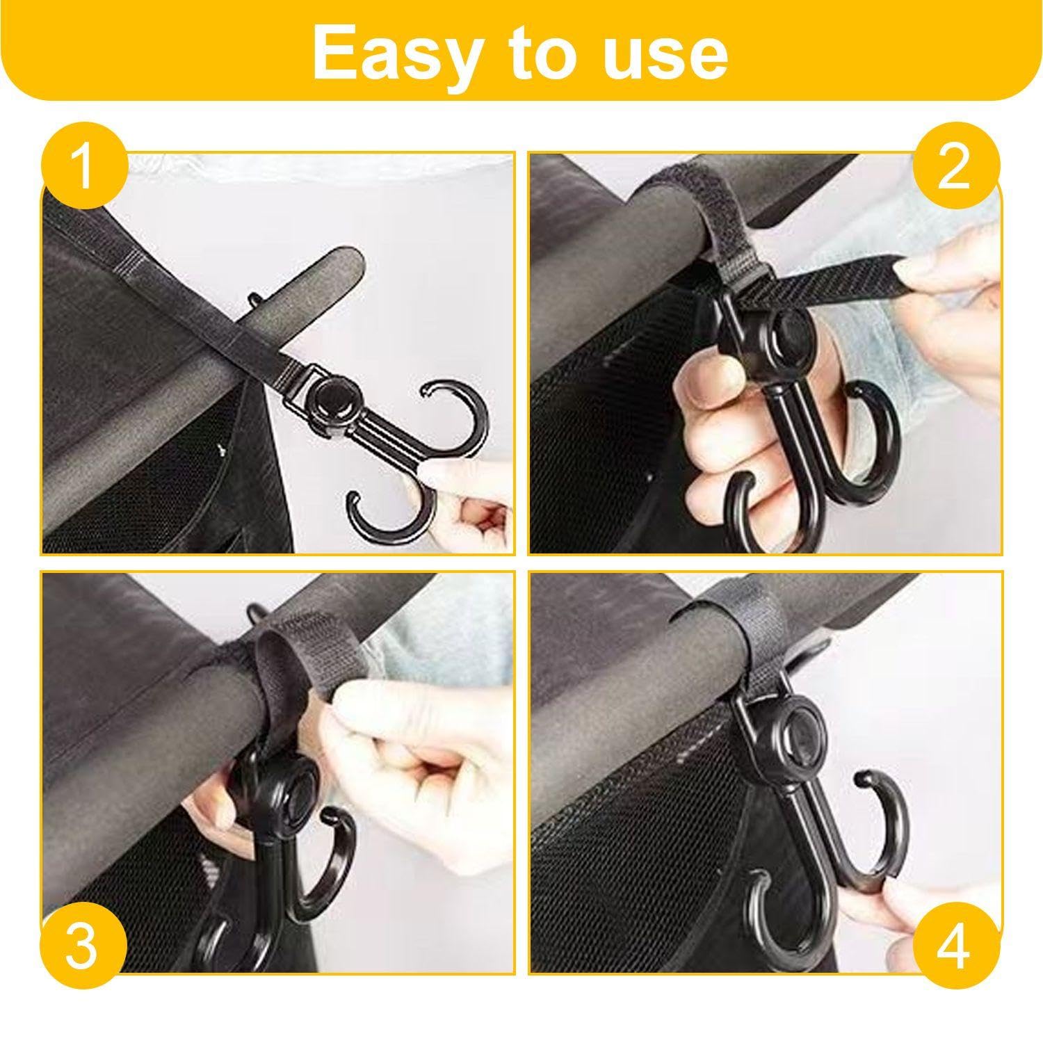 1 Pair of Stroller Gloves and 2 Stroller Hooks, Winter Warm Gloves, Waterproof Gloves, Stroller Accessories - Image 4