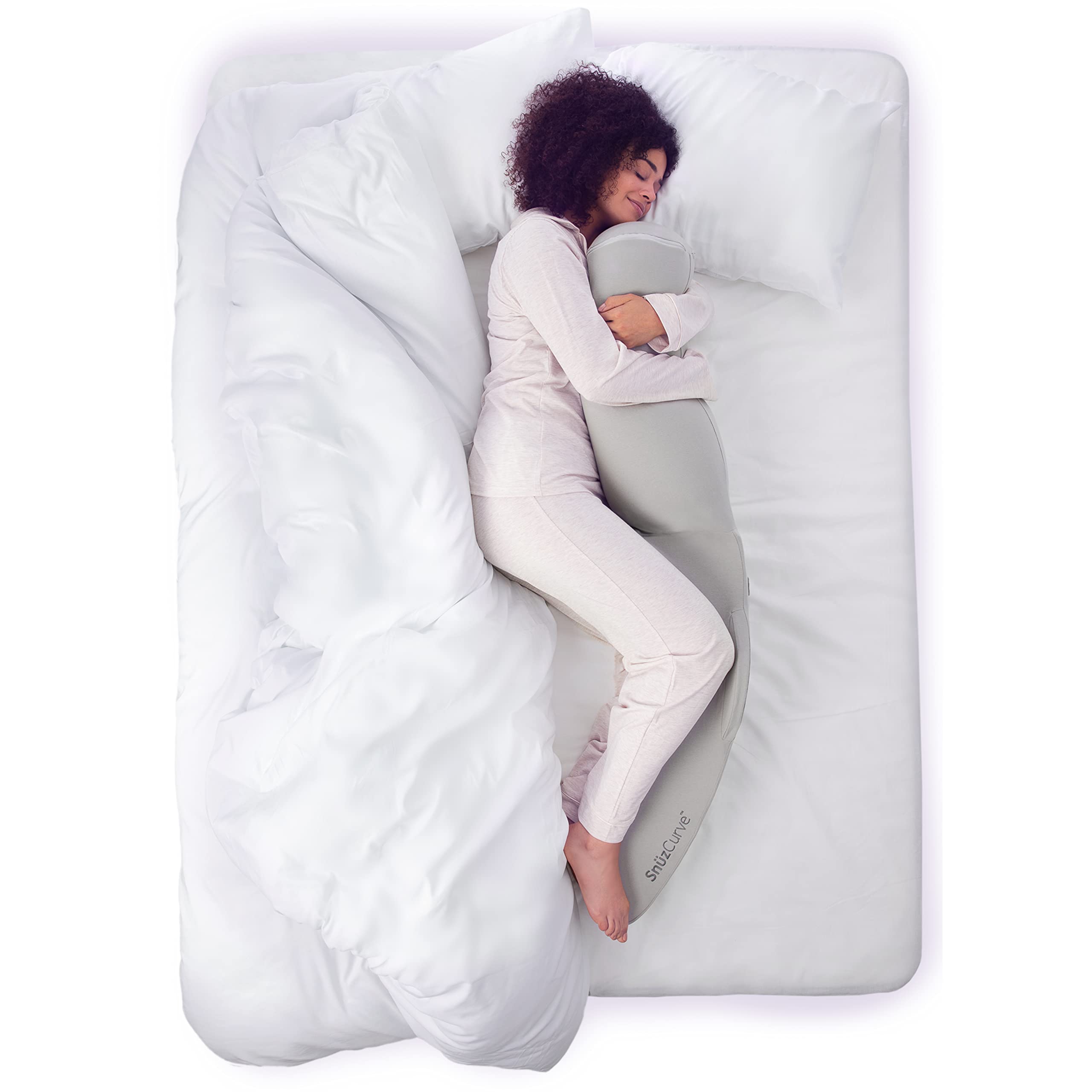 Snuz Grey Snuzcurve Pregnancy Support Pillow