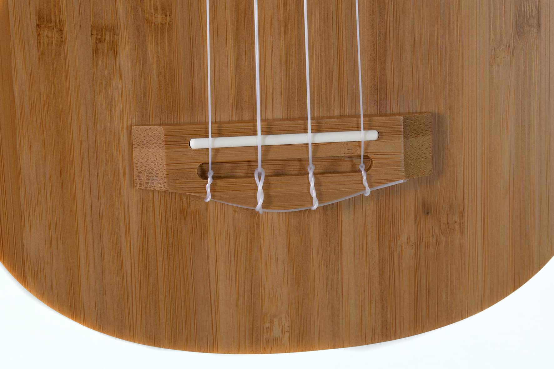GEWA Sopran Ukulele Manoa - Bambus massiv - Natur seidenmatt - inkl. gepolstertem Gig Bag - K-SO-BB