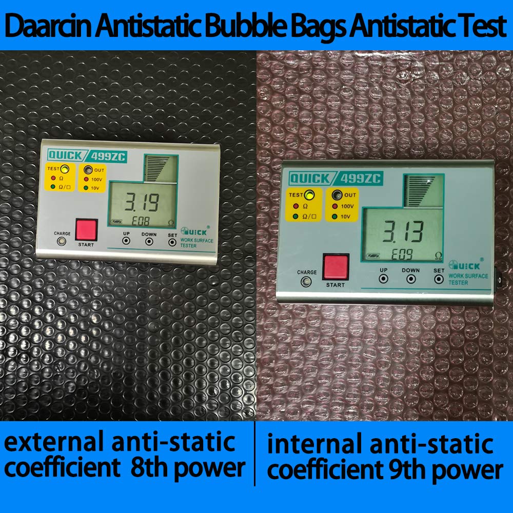 25 sacchetti antistatici a bolle da 16 x 21 cm, con schermatura statica, per hard disk SSD, HDD o componenti elettronici sensibili