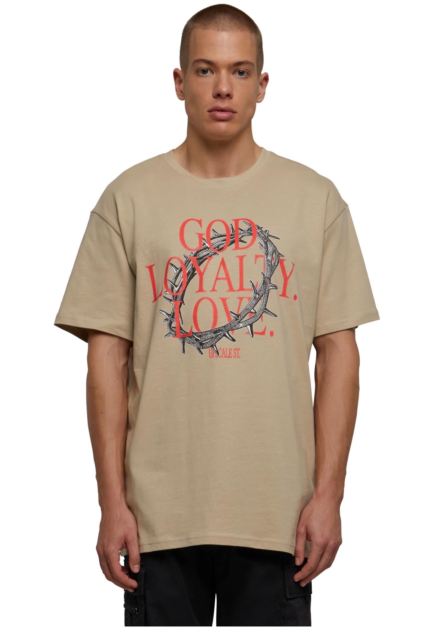 Mister Tee Unisex God Loyalty Love Oversize Tee