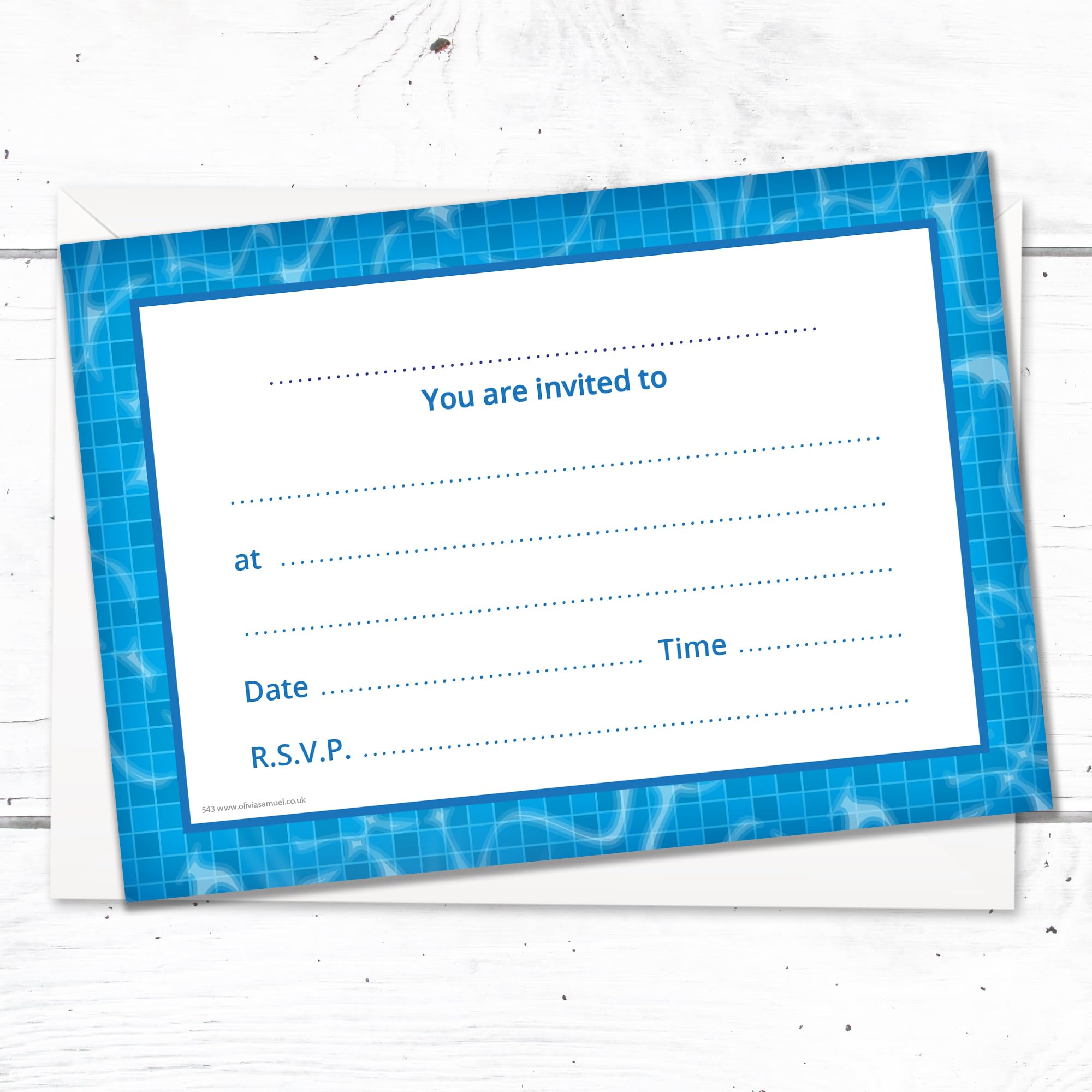 Invitations à Une Fête - 20 Unités Remplir Fill in Invitation de Jeu Invitations à Une Fête - 20 Unités Remplir Fill in Invitation de Jeu