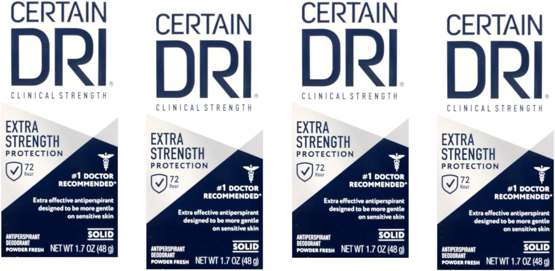 Certain Dri Anti-Perspirant Solid, 4-Pack