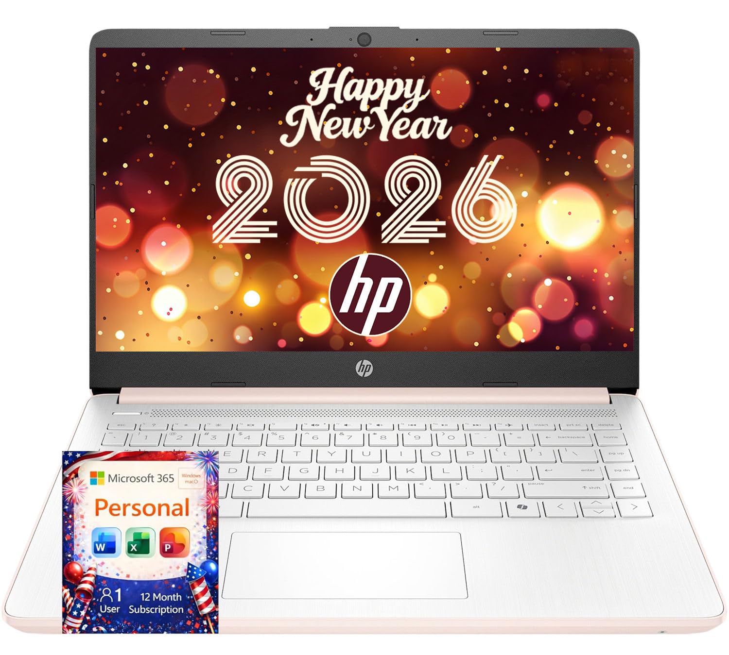 HP Latest Ultrabook Laptop with Copilot AI - 1.3TB Storage - 16GB RAM - Intel Core | Microsoft Office 365 Included, 320GB SSD + 1TB Cloud Storage, Webcam, Windows 11 no Mouse | Essential Laptop