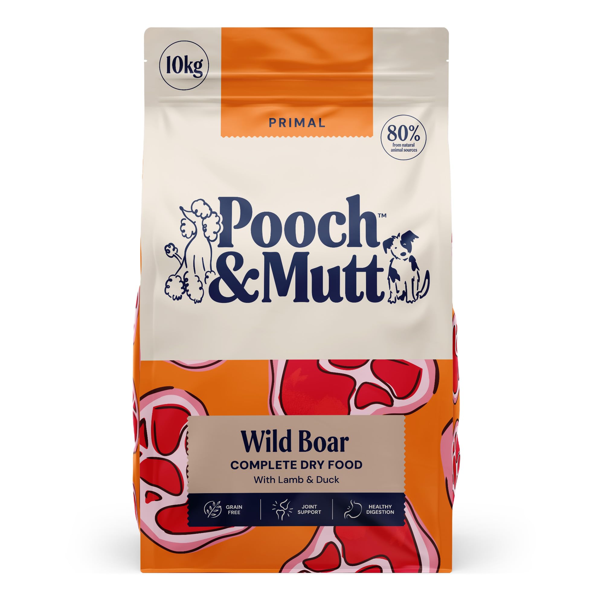 Pooch And Mutt Grain Primal Wild Boar High Meat Dry Food
