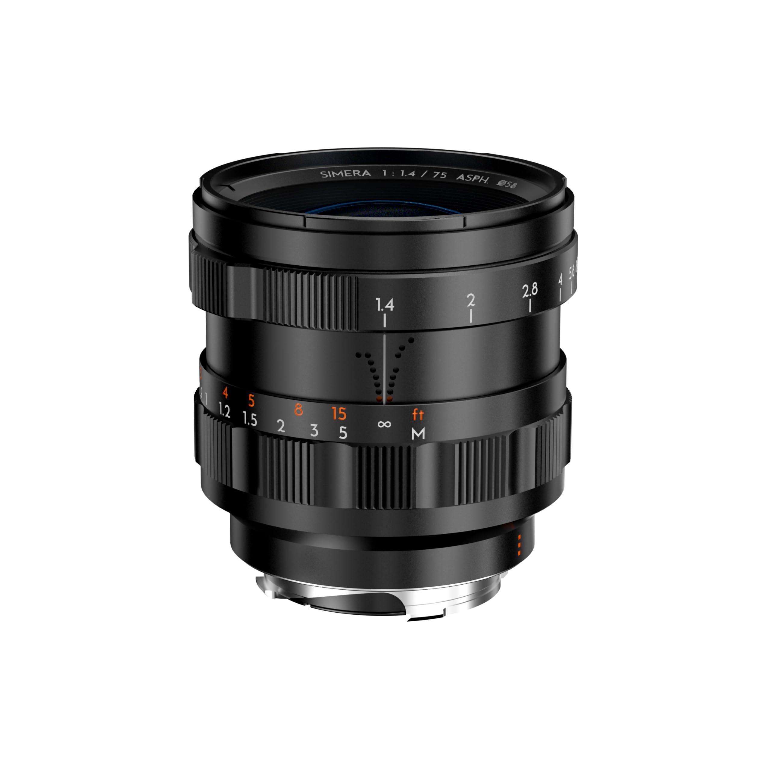Thypoch Simera 75mm F1.4 Full Frame Telephoto Lens for Leica Cameras, M Mount Lens Manual Focus Leica M2 M4 M6 M9 M9-P M 240 M-P 240 M 262 M10-P M10-R M11 Black-image-42
