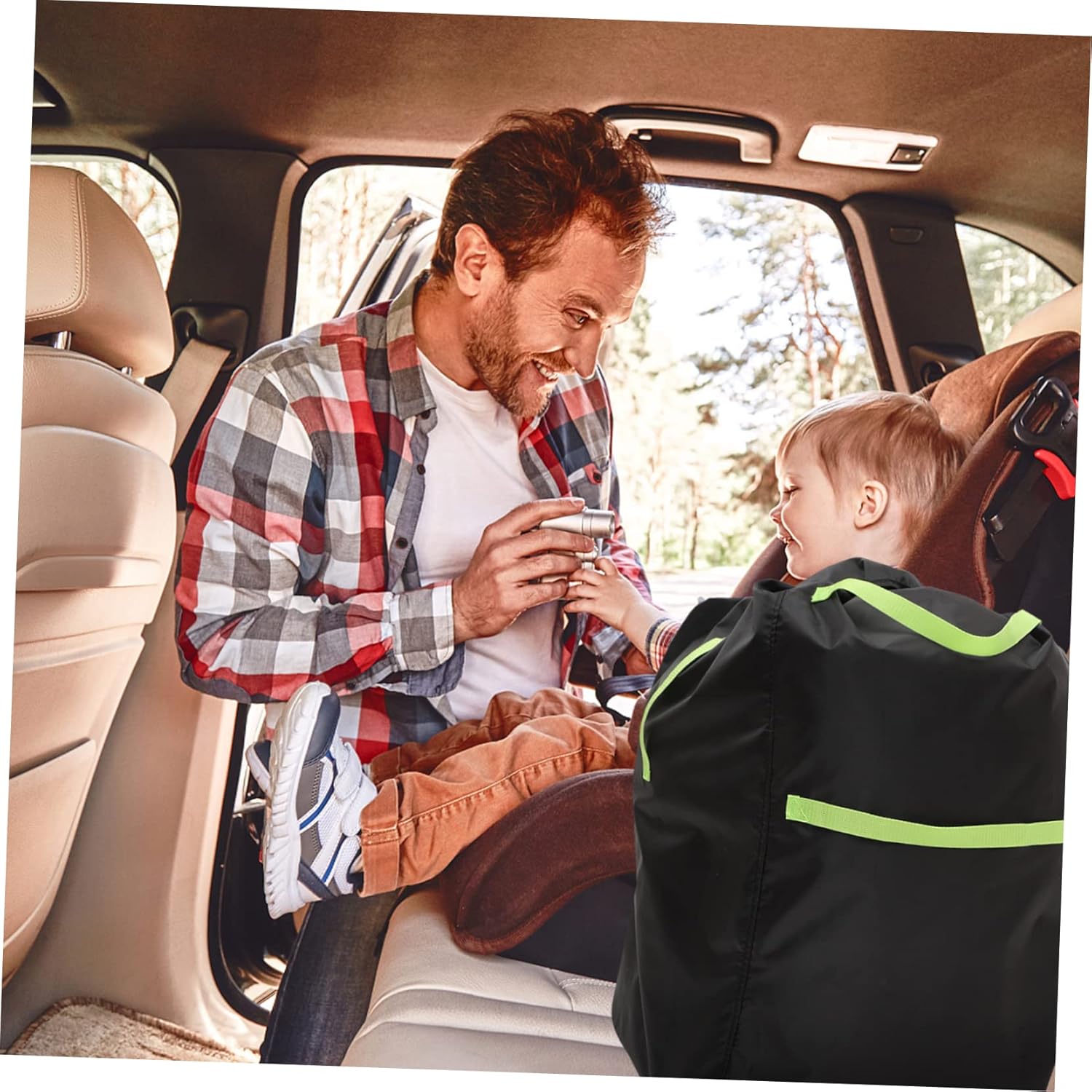 Sosoport Stroller Check Bag Double Stroller Travel Cover Shoulder Straps Padded for Airplane Travel Compatible Models