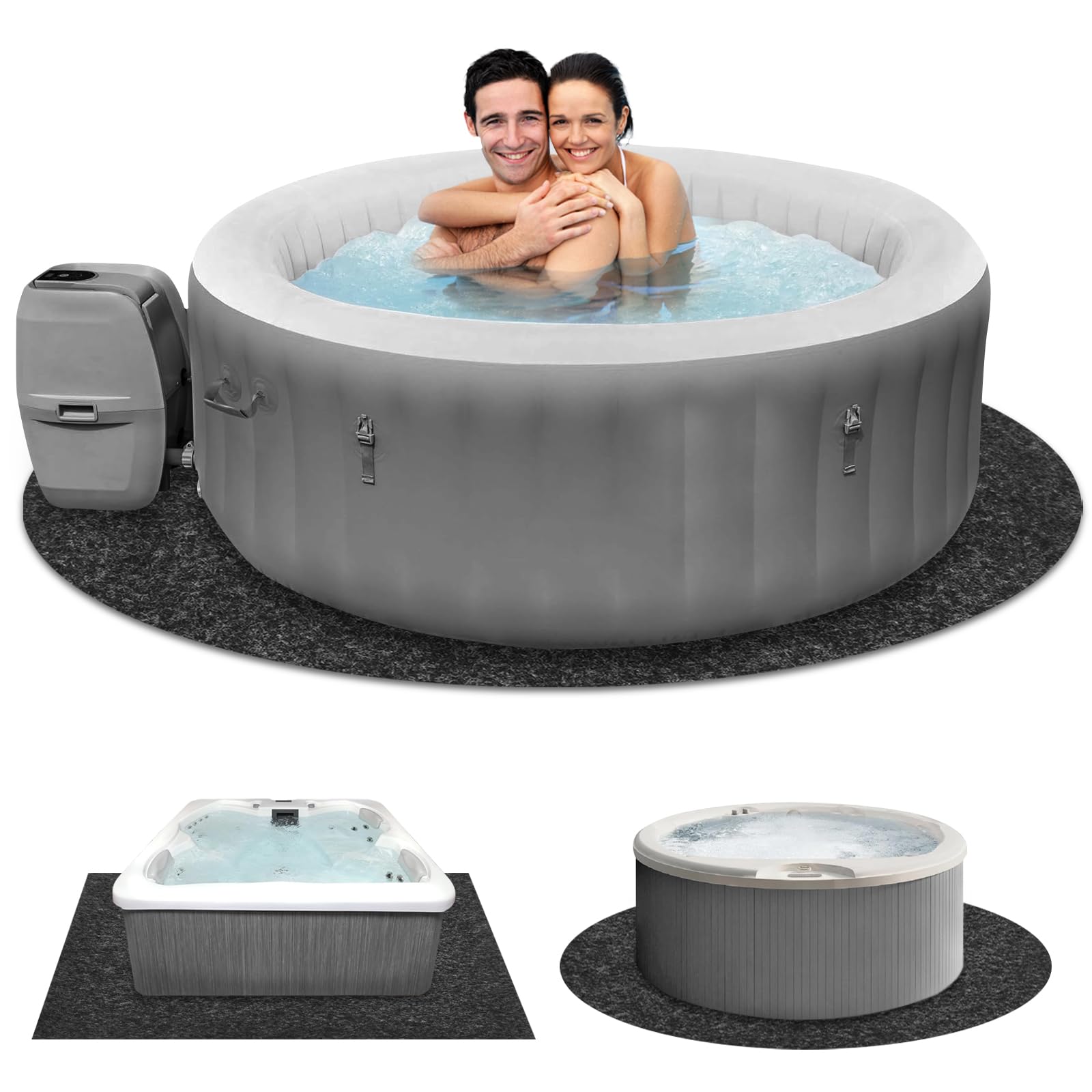 Piscine Gonflable Alyclip 90'' X 90