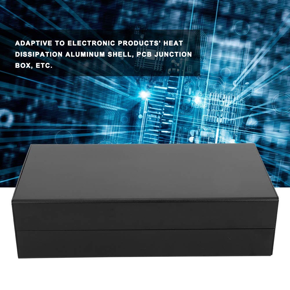 Custodia a corpo diviso per custodia per scatola di progetto elettronica in alluminio, scatola di giunzione per PCB Dissipazione del calore per accessori elettrici per GPRS