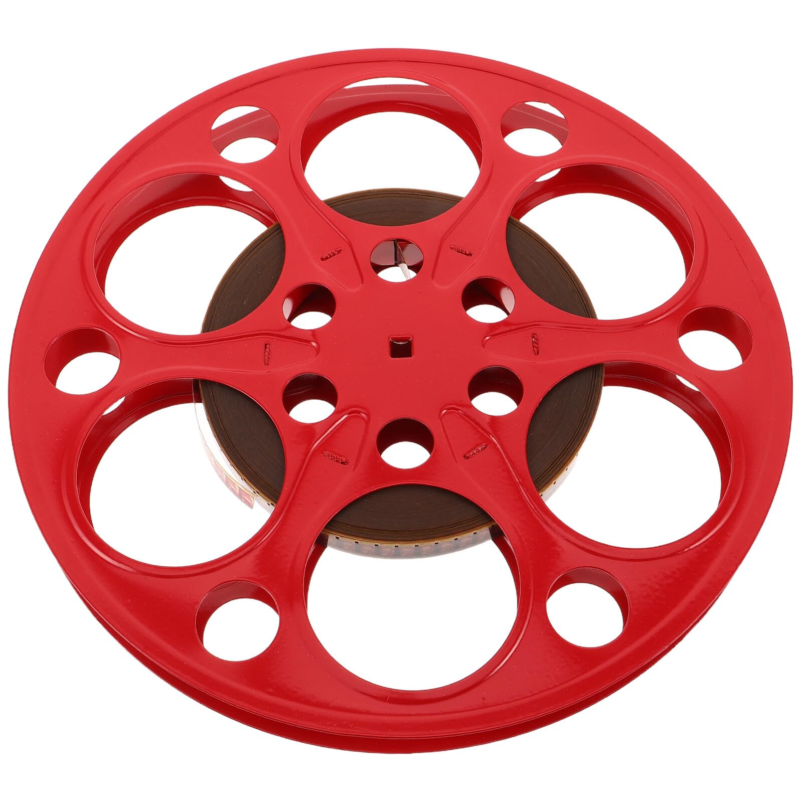 Amosfun Bobina di Pellicola Metallo Rustico Decorazione Murale Teatrale Vintage Scultura per Sala Cinematografica Oggetti di Scena per Decorazioni Cinematografiche per Soggiorno Home