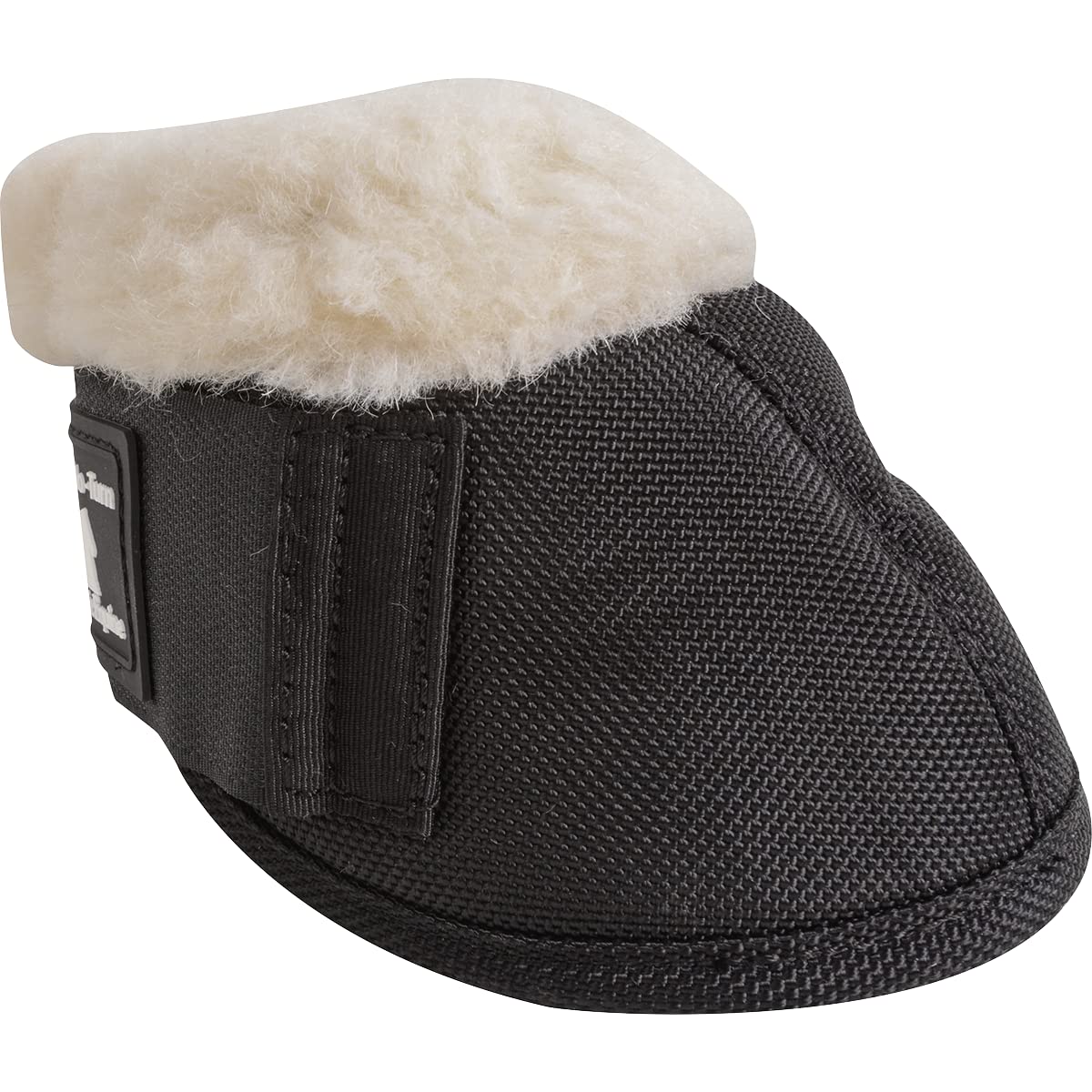 CLASSIC EQUINE Dyno Turn Fleece Bell Boots, Black, X-Large (CDNFBKXL)
