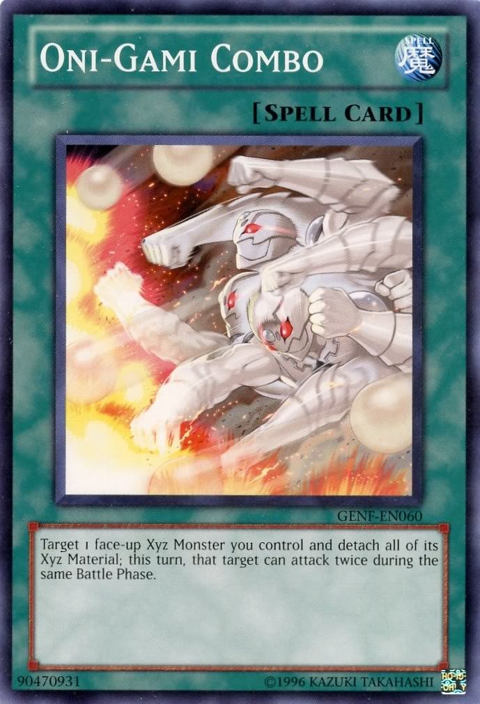 Amazon.com: Yu-Gi-Oh! - Oni-Gami Combo (GENF-EN060) - Generation Force -  Unlimited Edition