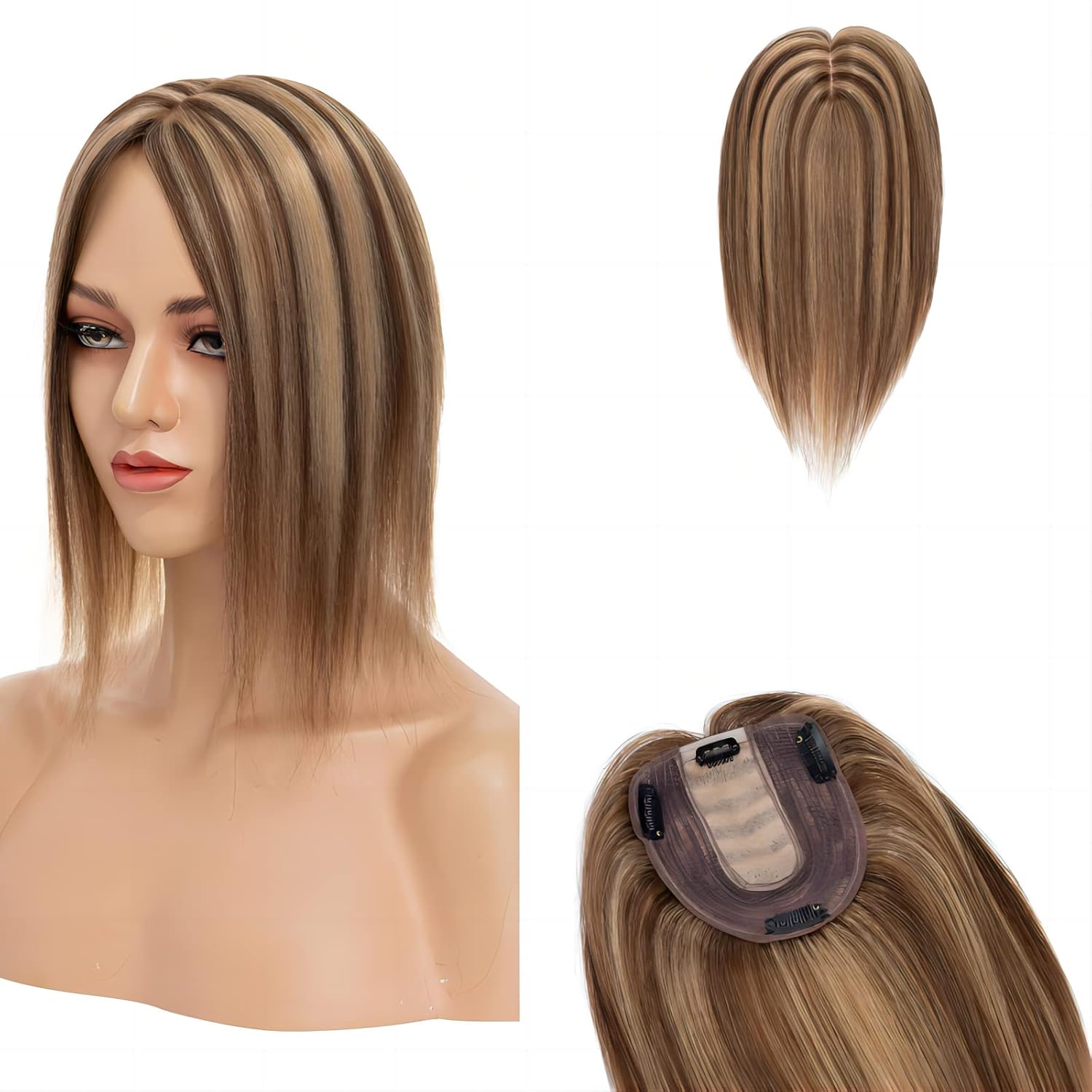 Rich Choices Hair toppers for women real human hair, 10