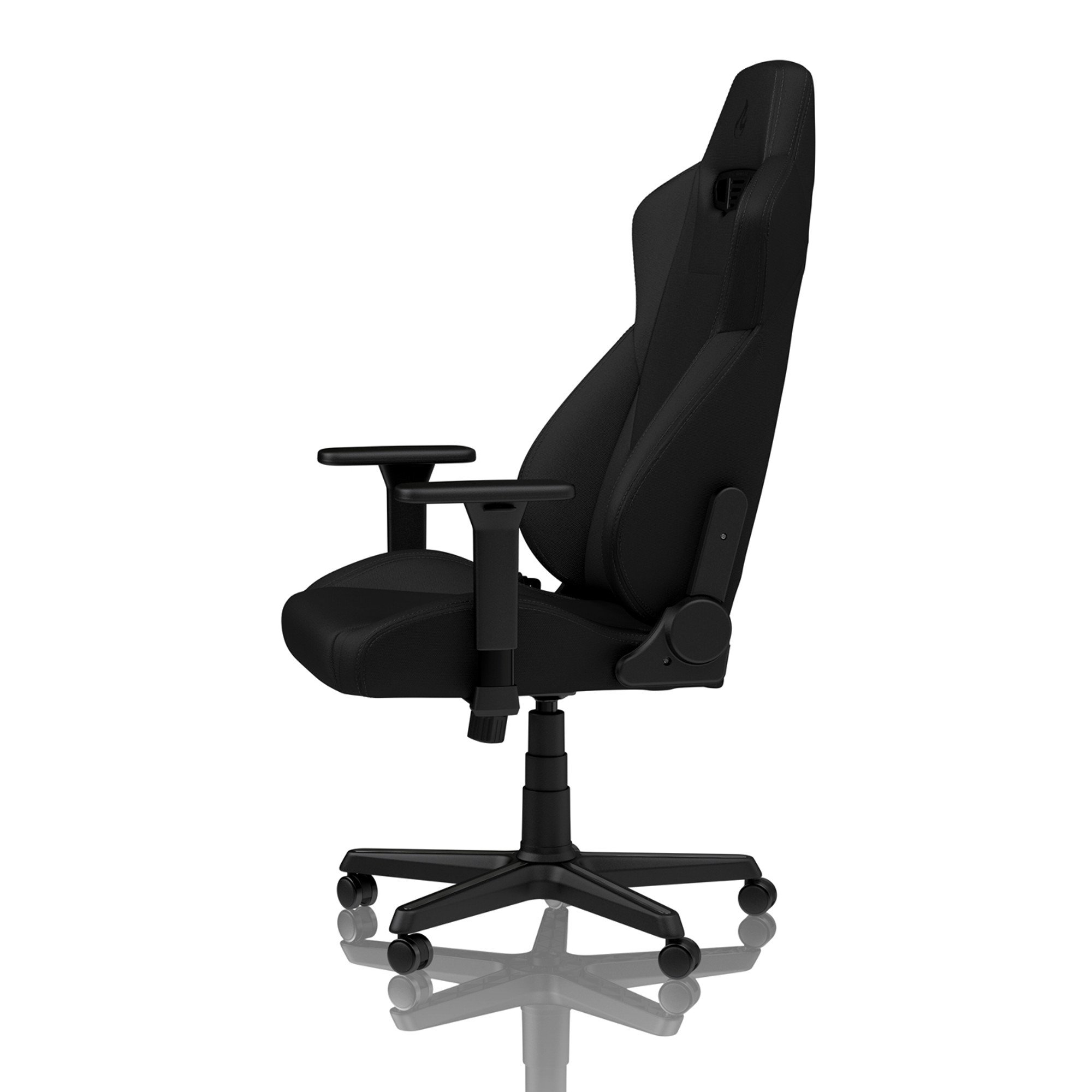 NITRO CONCEPTS S300 Gamingstuhl - Bürostuhl - Schreibtischstuhl - Stoffbezug - Stealth Black (Schwarz)