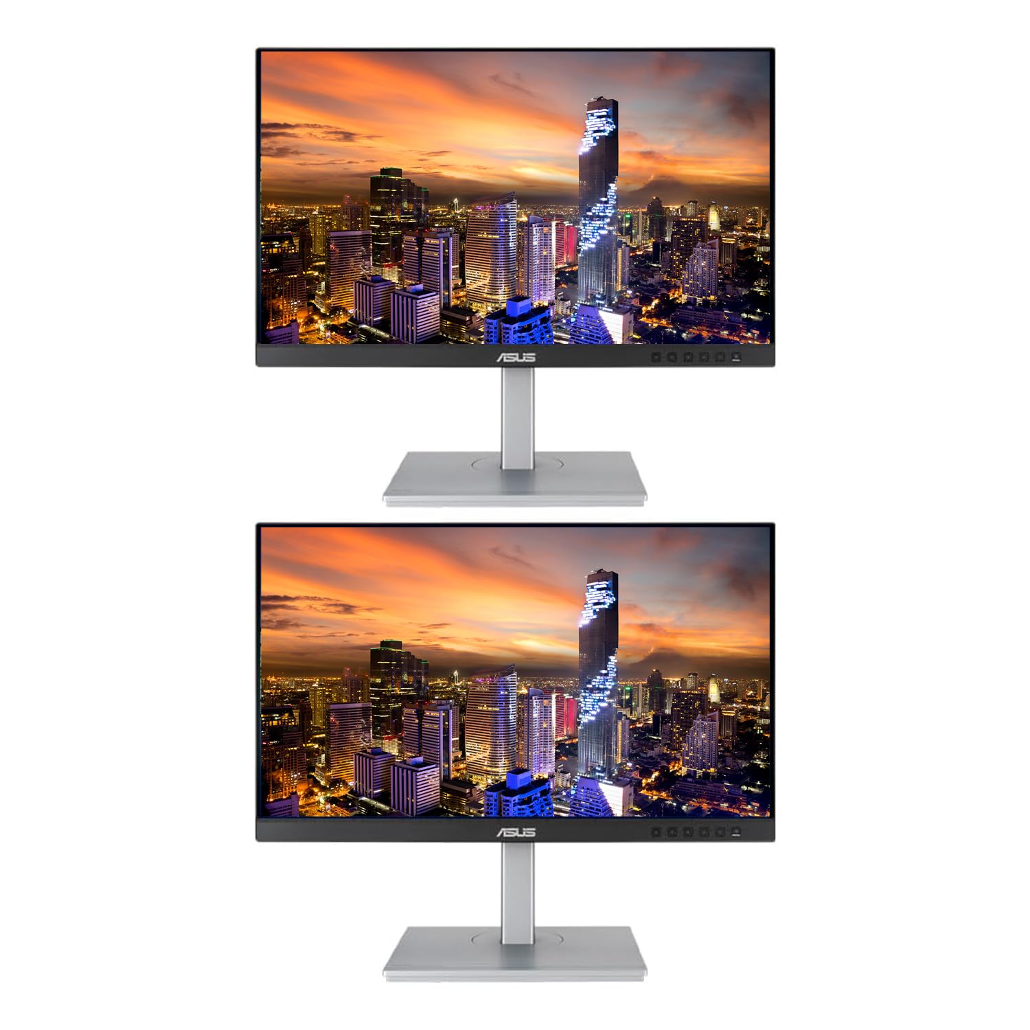 ASUS ProArt PA278CV 27-inch 1440P 2K WQHD 100 sRGB IPS Professional Monitor 2-Pack Bundle with USB-C DisplayPort Daisy-Chain
