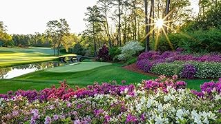 1000 Pieces Masters Championship National National Golf Course Landscape Jigsaw Puzzles for Adults Educational Toy for Cre...