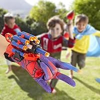 Vista 6 de Spider Gloves Man Web Shooter Toy with Wrist, Spider Launcher Gloves Cosplay Toy Set for Kids