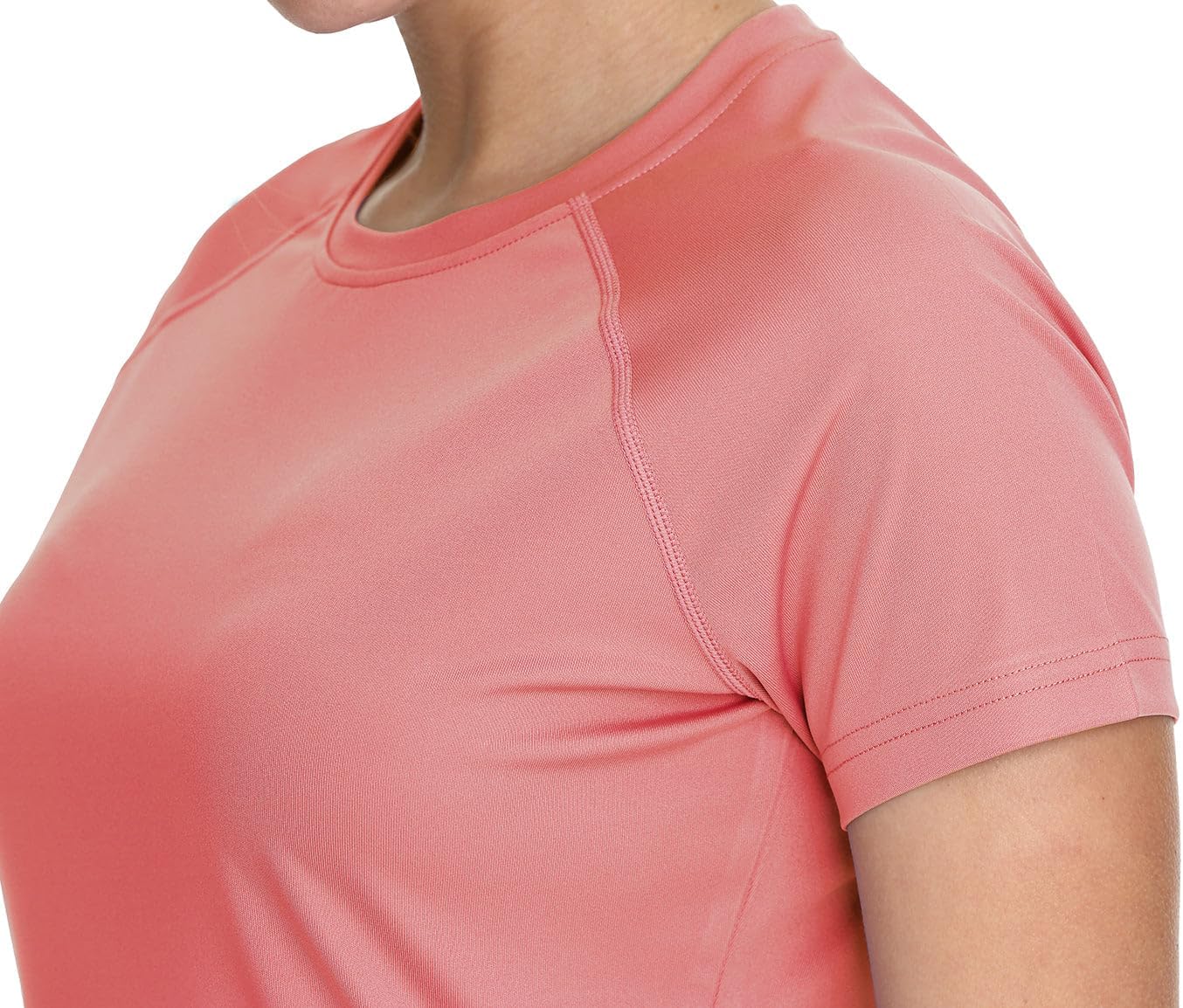 baleaf Women's UPF 50+ UV Protection Shirts Short Sleeve T-Shirts SPF Sun Shirts Quick Dry Outdoor Performance Tops Pink Size S - Image 6