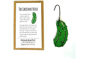 Charming Wooden Christmas Pickle Ornament: A Festive Holiday Tradition