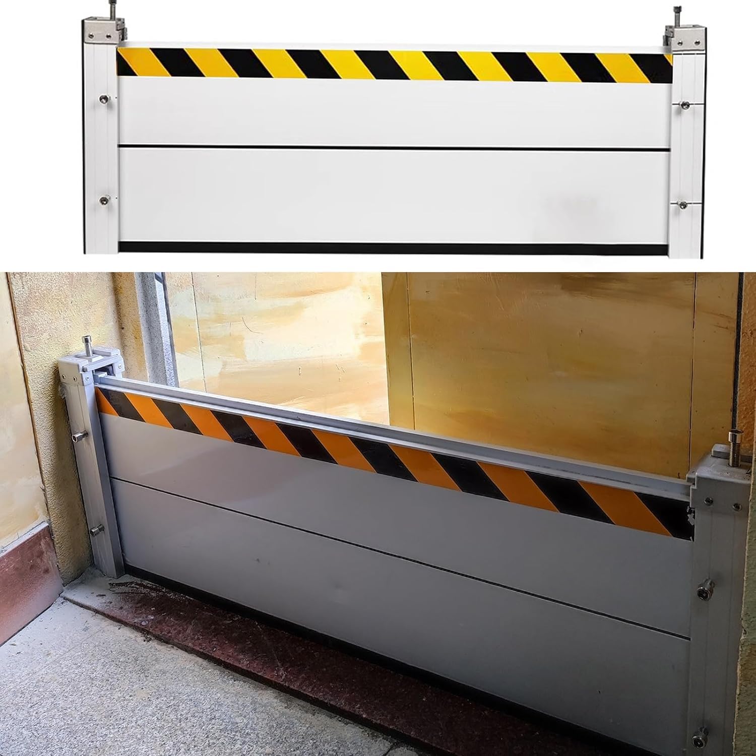 Barrière de protection contre les inondations avec système d'étanchéité renforcé