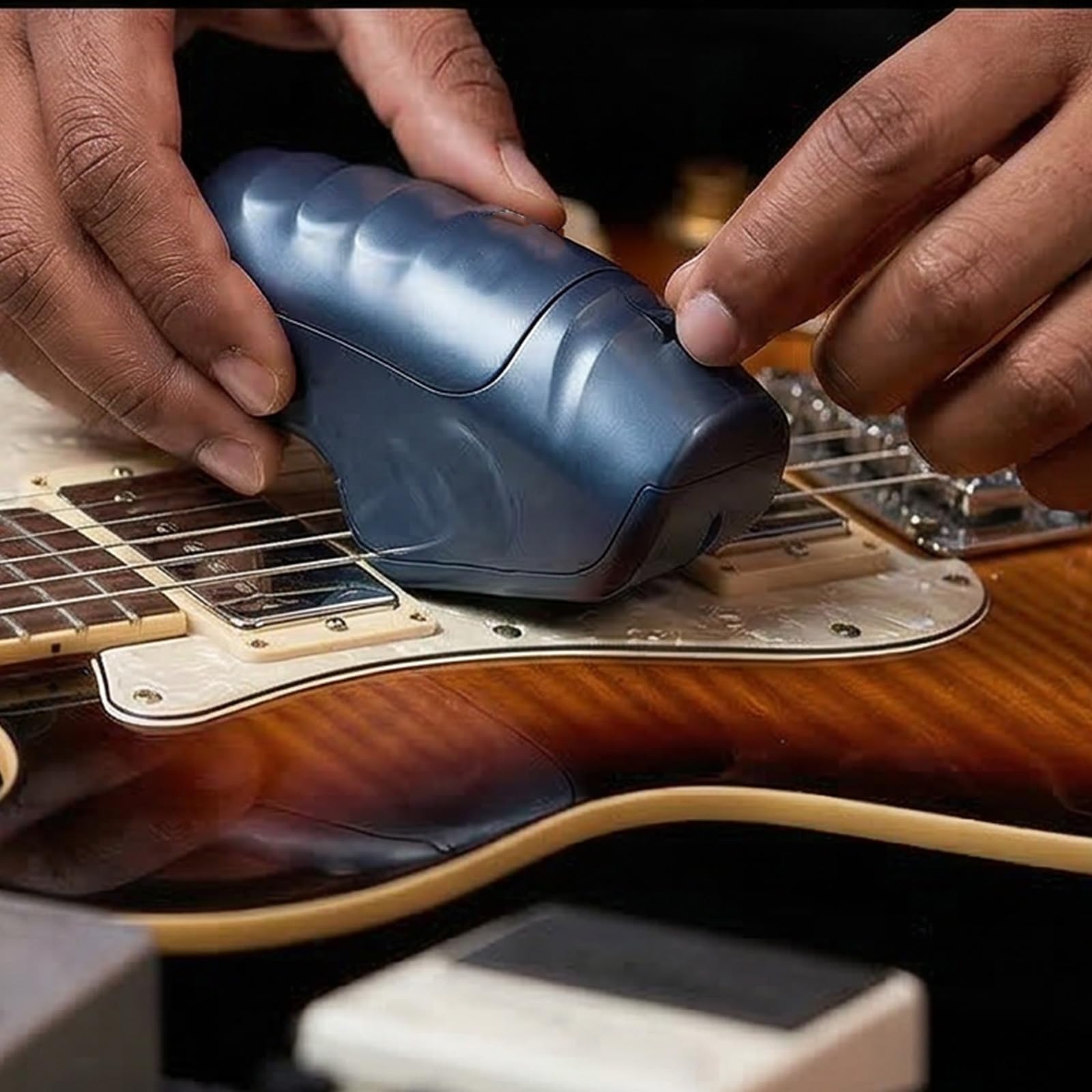 Ręczne wyzwalanie strun podtrzymuje efekty struna gitarowa podtrzymuje wzmacniacz dla gitarzysty elektrycznej łatwa instalacja nieskończenie trwała