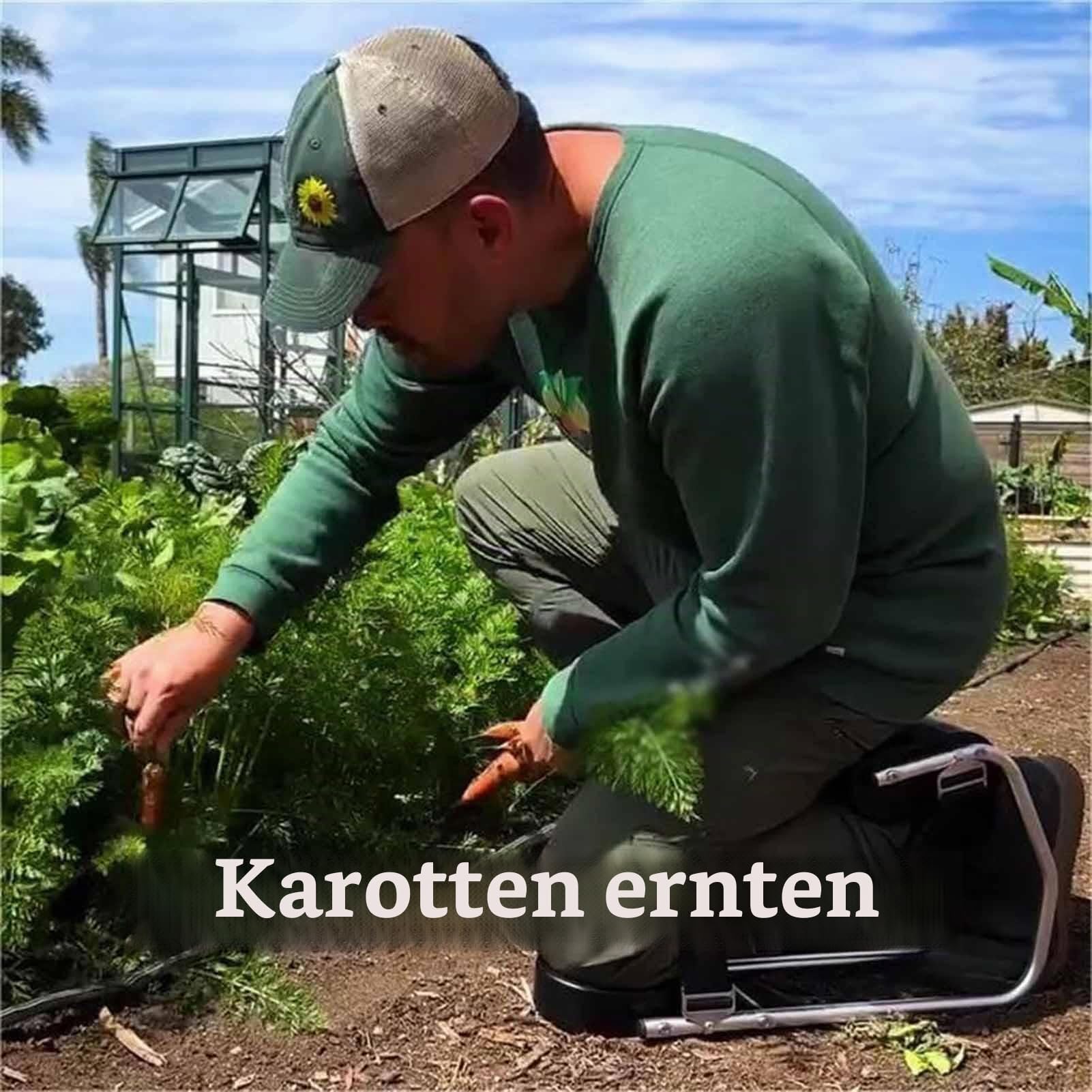 Kniesitz Für Die Gartenarbeit Knieschiene Mit Sitz Kniepolster Für Die Gartenarbeit Stuhl Aus Edelstahl Tragbarer Kniesitz Beinschiene Kniesitz Zum Schutz Der Knie Füße Und Beine, Schwarz