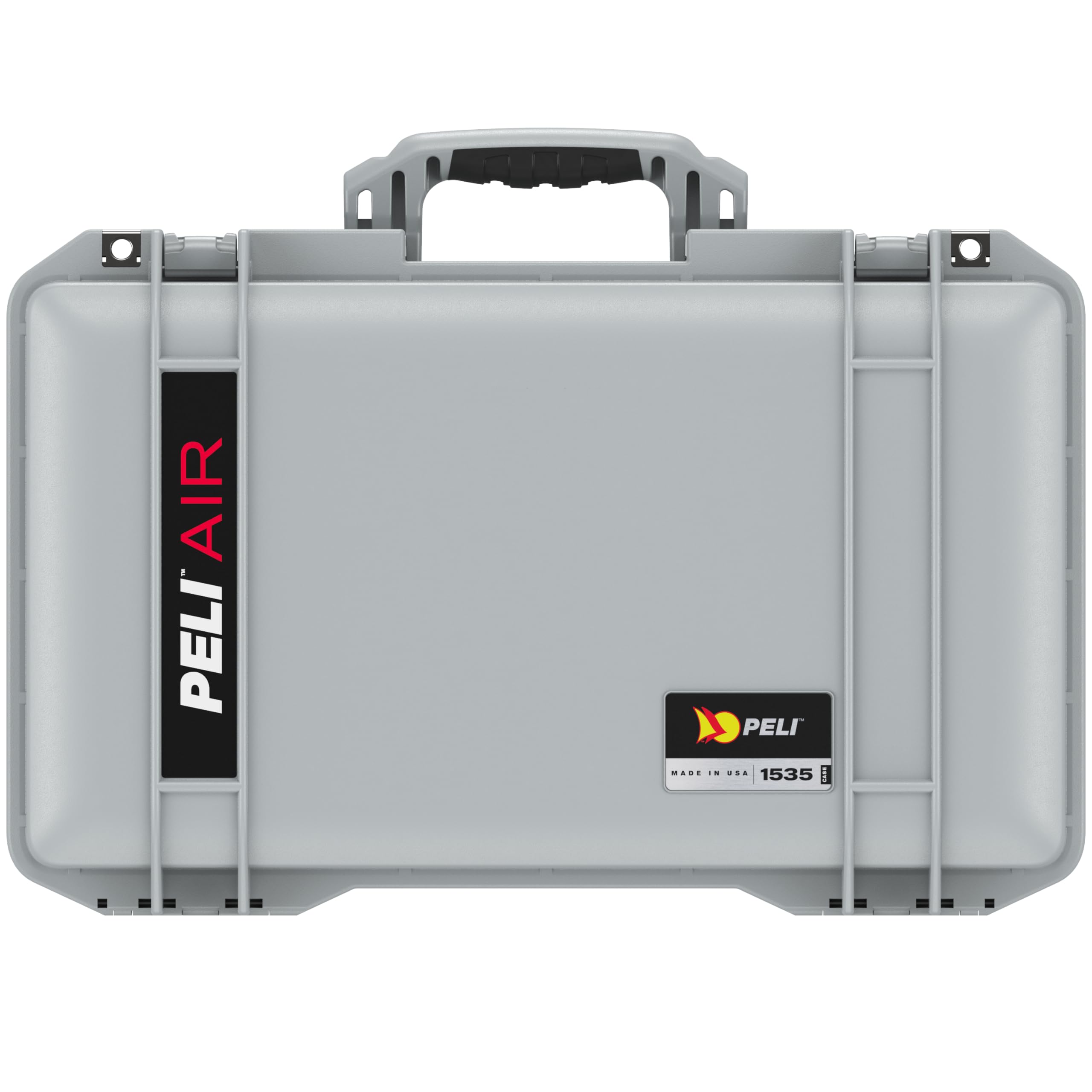 PELI 1535 Air Leichter Schutzkoffer mit Rollen for Kameraequipment, Wasser- und Staubdicht, 27L Volumen, Ohne Schaumstoffeinlage, Farbe: Grau