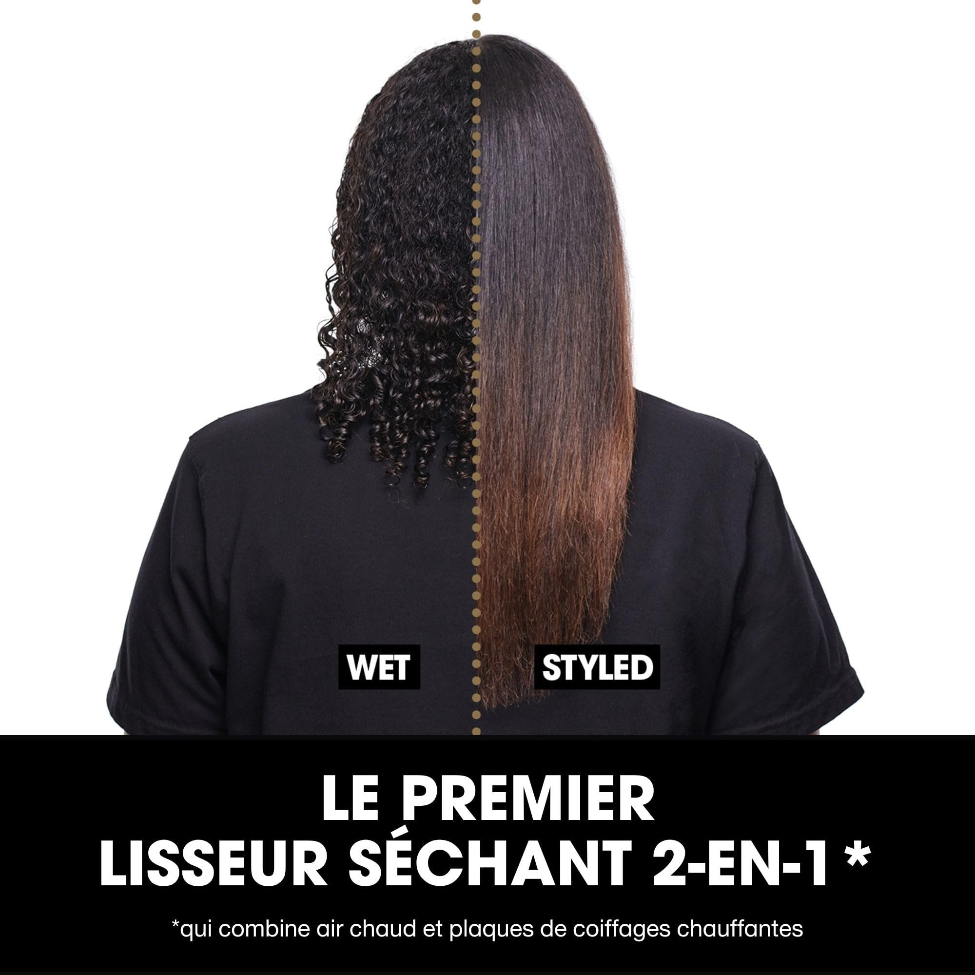 ghd - Lisseur séchant ghd Duet Style - Lisseur Séchant 2-en-1 - Sèche et lisse sans chaleur extrême - Des cheveux doux et lisses pendant 72H - Idéal tous types de cheveux, sur cheveux mouillés