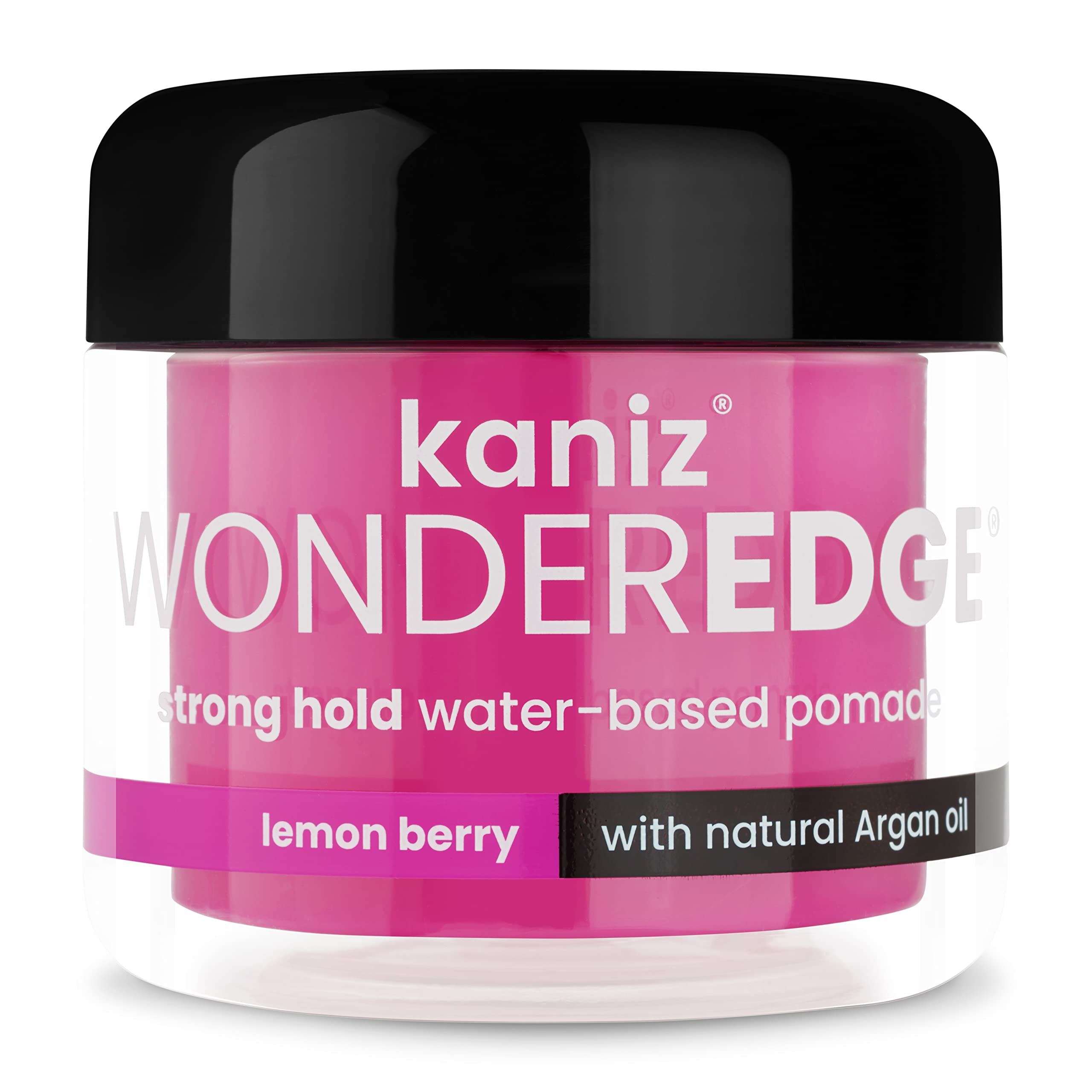 Kaniz Wonderedge Water-Based Pomade Lemon Berry 4 Fl Oz (Pack of 2)