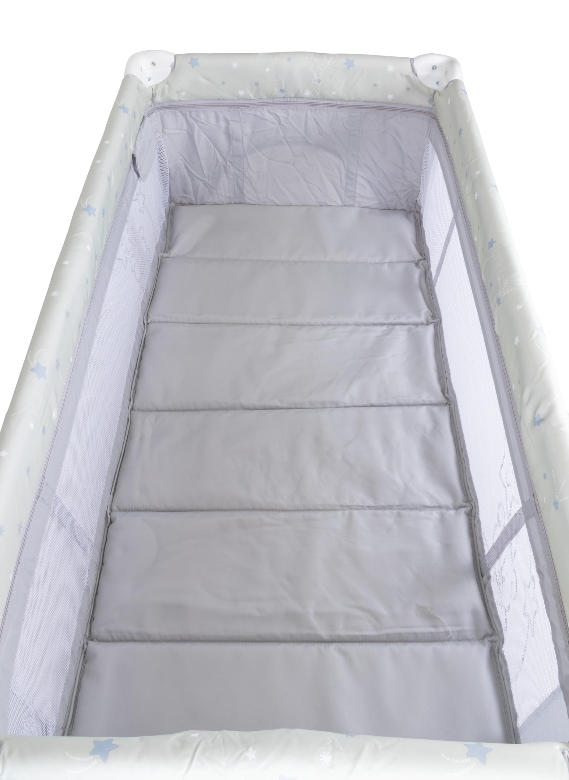 TORAL Cuna de Viaje Bebe con Colchon - Parque Cuna Bebe 2 en 1, Cuna Viaje Bebe Plegable y Seguro, Ideal para Casa y Viaje, Práctico Parque Infantil para Dormir y Jugar Modelo Pretty+ con Cambiador