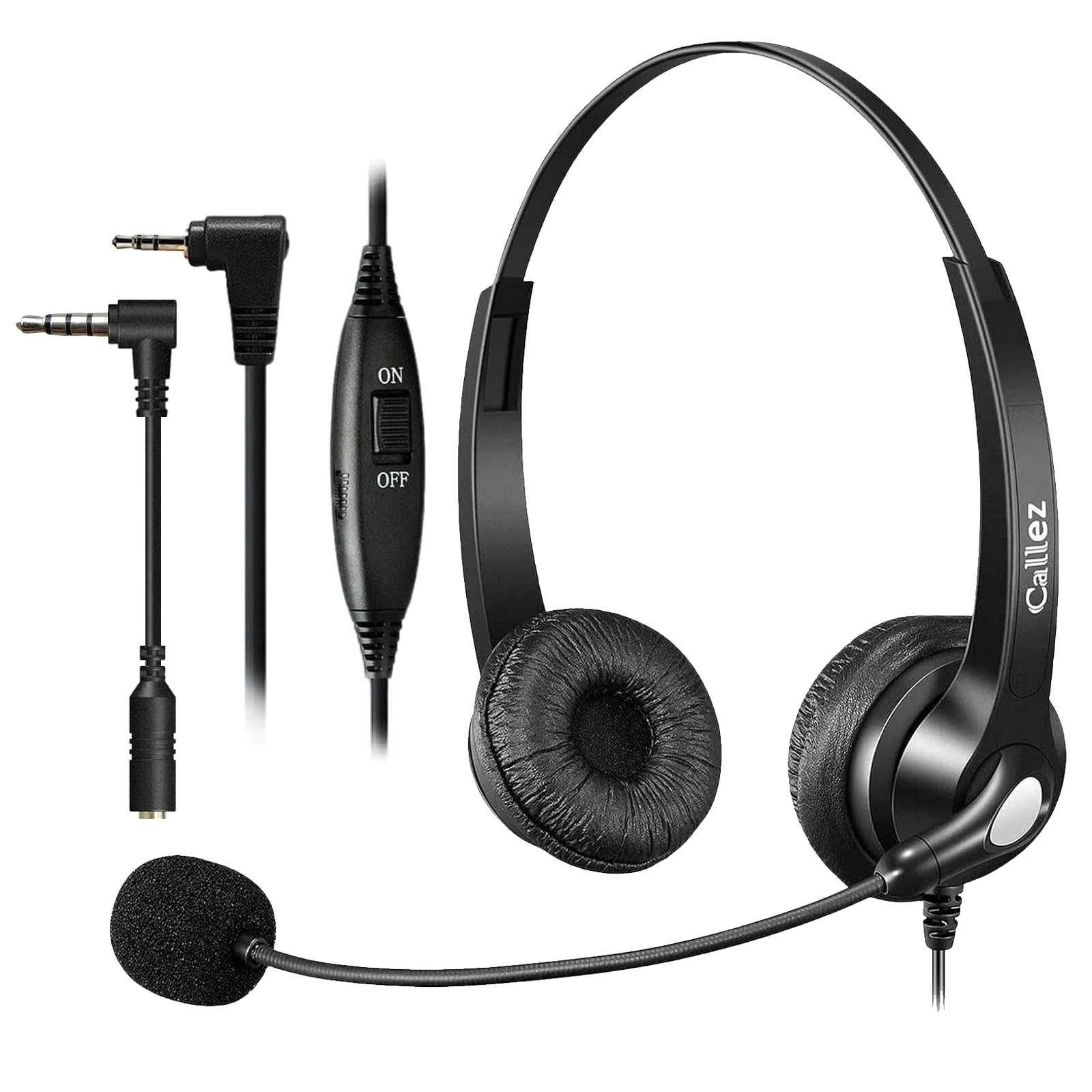 Casque de téléphone commandes de volume Callez avec micro réduction de bruit - 8