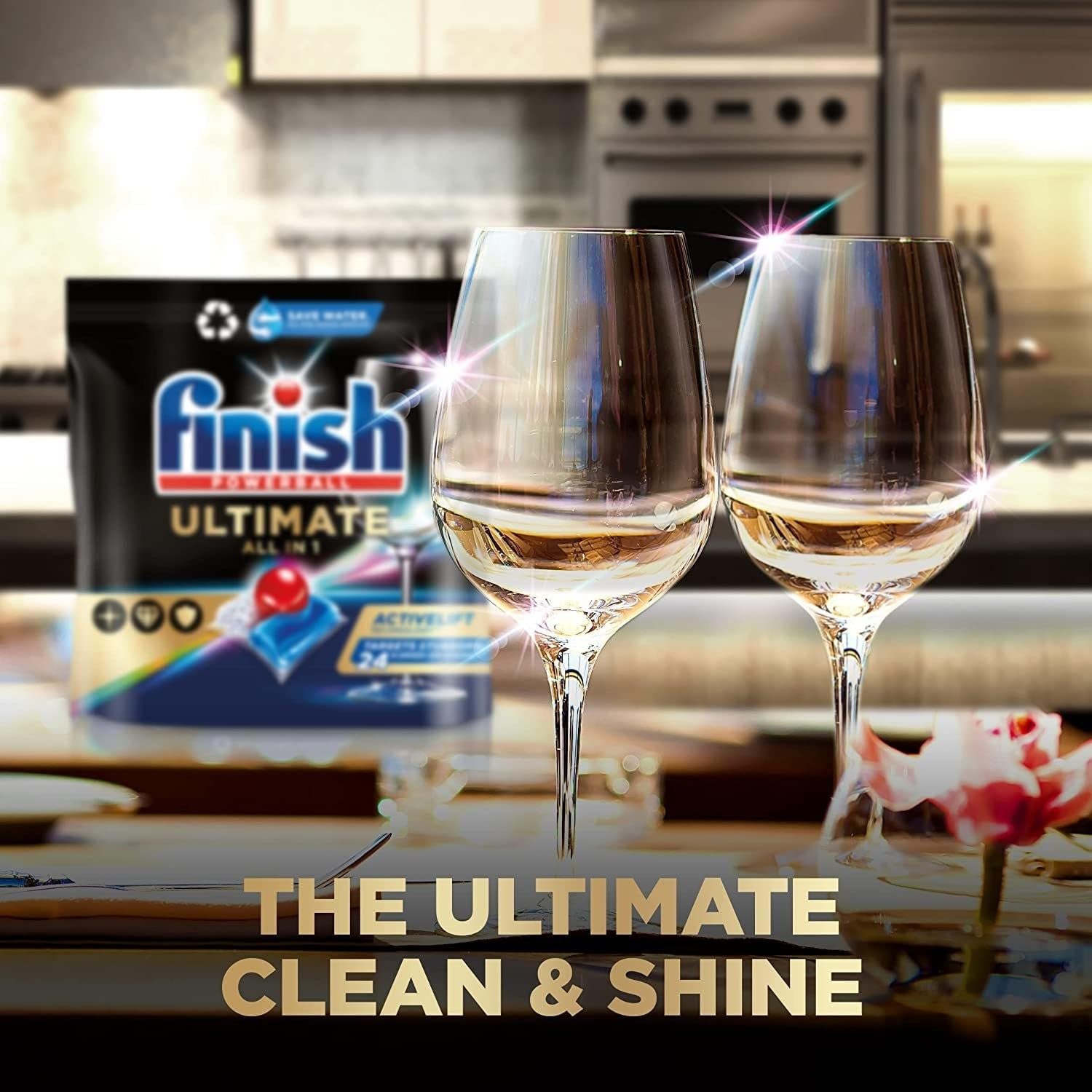 Finish Ultimate All in One Spülmaschinentabs X100 Lemon Tabs, 3 Stück