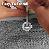 Vista 3 de iCover Pantalla de Privacidad para Balcón de 3.5x16.5 pies, Cubierta de Cercado para Barandilla Resistente a UV para Porche Terraza Patio Jardín