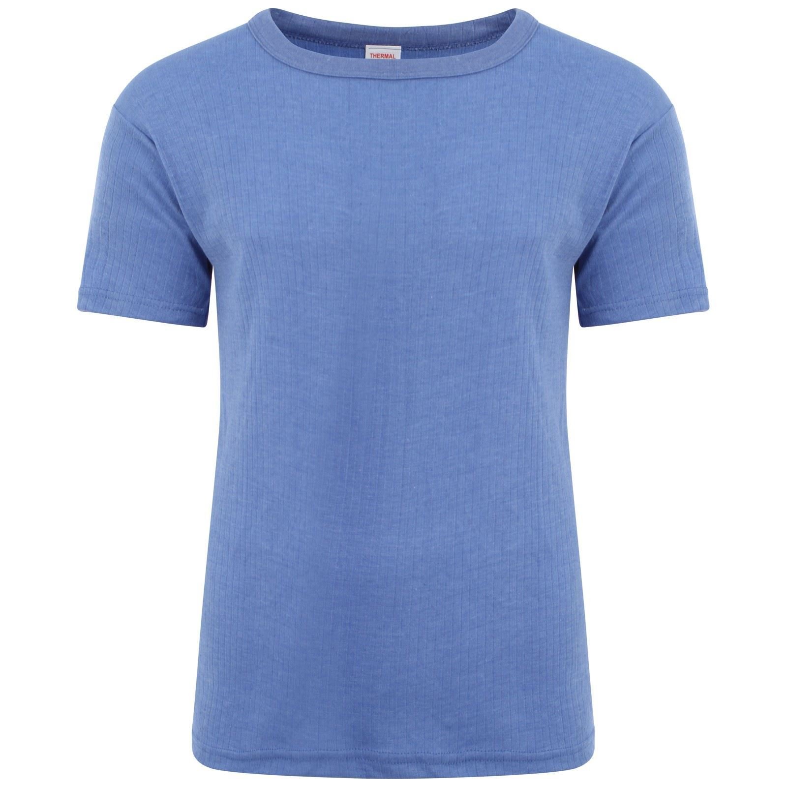 Heatwave Thermalwear Men's Blue Heatwave® Thermal T Shirt, Warm Underwear Baselayer, Xx Large