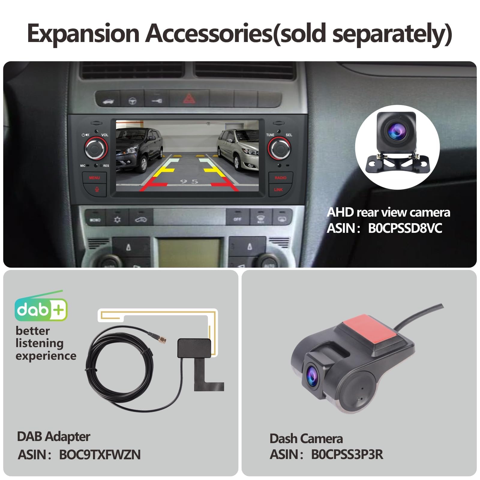Autoradio per Fiat Grande Punto 2005-2009 con Wireless CarPlay Android Auto Stereo per Fiat Linea 2007-2011 Bluetooth/Mirror Link/FM/AM/USB