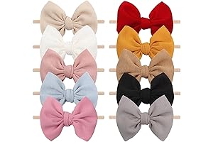 Handmade 4.5'' Nylon Headbands for Baby Girls