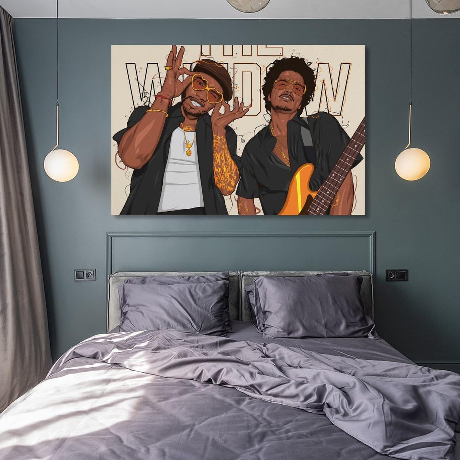 Poster artistico da parete con stampa artistica da parete con cantante rap hip hop all star (12), poster decorativo moderno per la famiglia, 40 x 60 cm