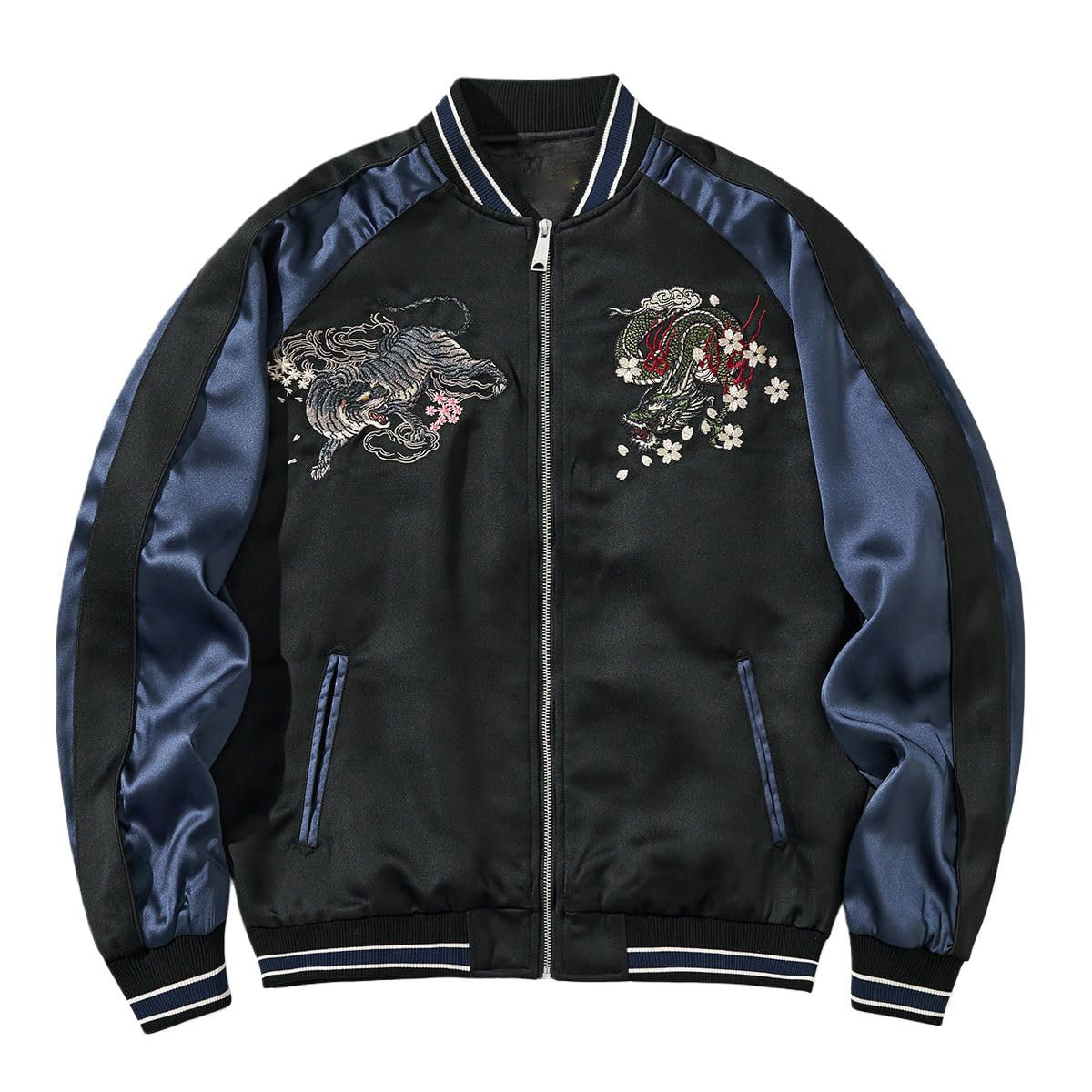Chaqueta de béisbol para hombre, estilo chino, estilo callejero, bordado, vintage, diseño retro