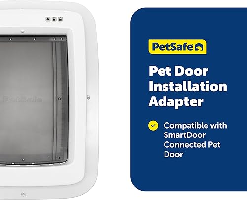 Miniatura 25 de PetSafe SmartDoor - Adaptador de instalación de puerta para mascotas, permite la instalación en metal, vidrio y paredes, minimiza la interferencia