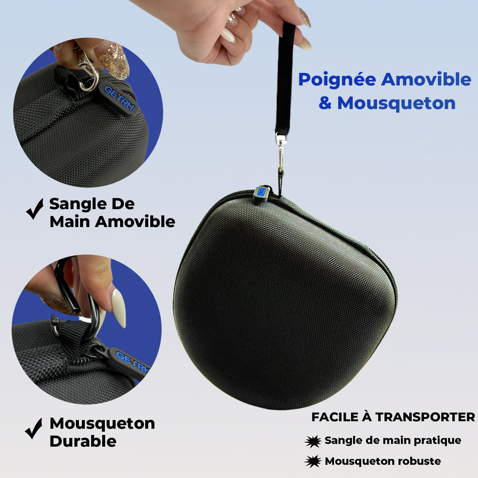 Kopfhörer Tasche für Marshall Major V/IV,JBL Tune 660 BTNC,JBL Tune 520BT/720BT/730BT/770NC Foldable Headphone -Reisen Tragbares kopfhörer Case
