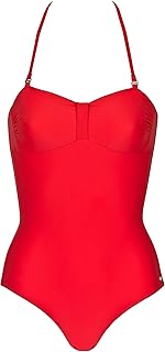 Traje de baño de una pieza para mujer en turquesa, rojo, azul marino o negro