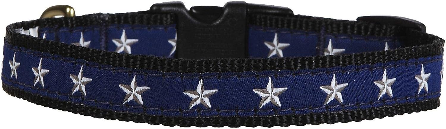 Up Country Dog Collar North Star Made in USA (X-Small (6 to 12 Inches) 5/8 Inch Narrow Width)