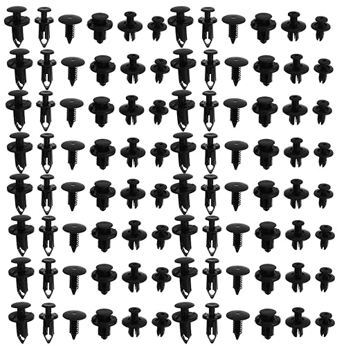 190 piezas de remache de coche hebilla parachoques clips escudo clips automotrices sujetadores de plástico decorativo pulgares clip retenedor